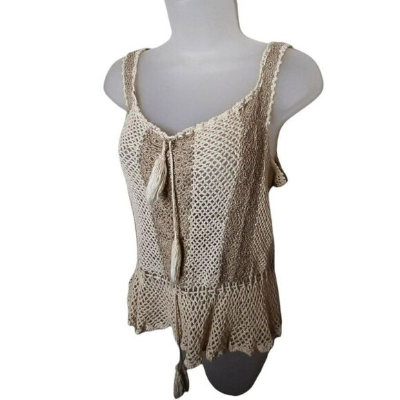Fil-Pride Vintage Bohemian Crochet Top - Picture 2 of 6